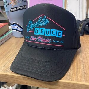 Black Double Deuce Trucker Hat